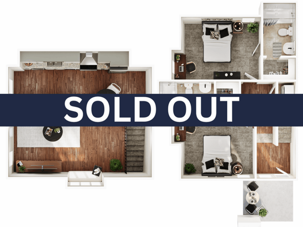 2BR/2BA – Laurel – Standard