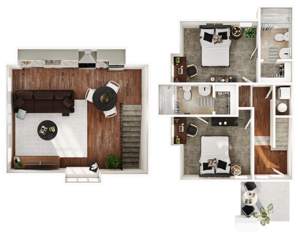 2BR/2BA – Laurel – Standard