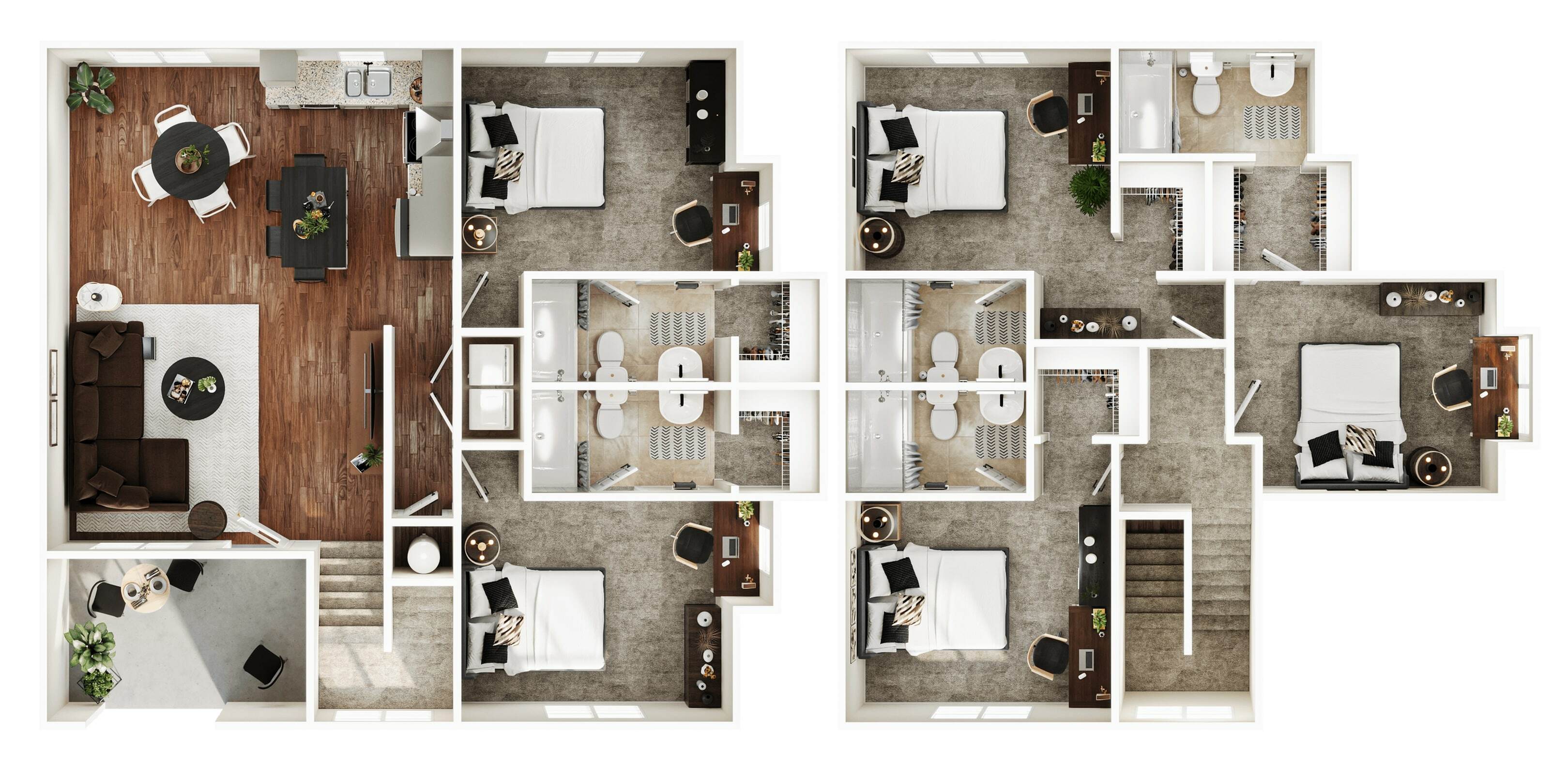 5BR/5BA – Ash – Standard floor plan